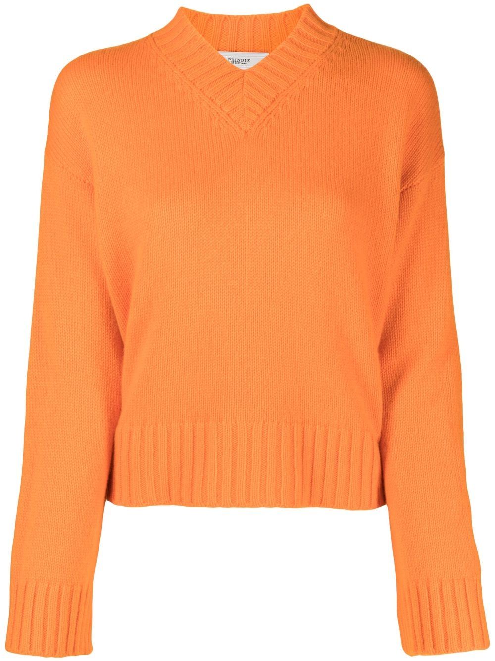 Pringle of Scotland V-neck cashmere jumper - Orange von Pringle of Scotland