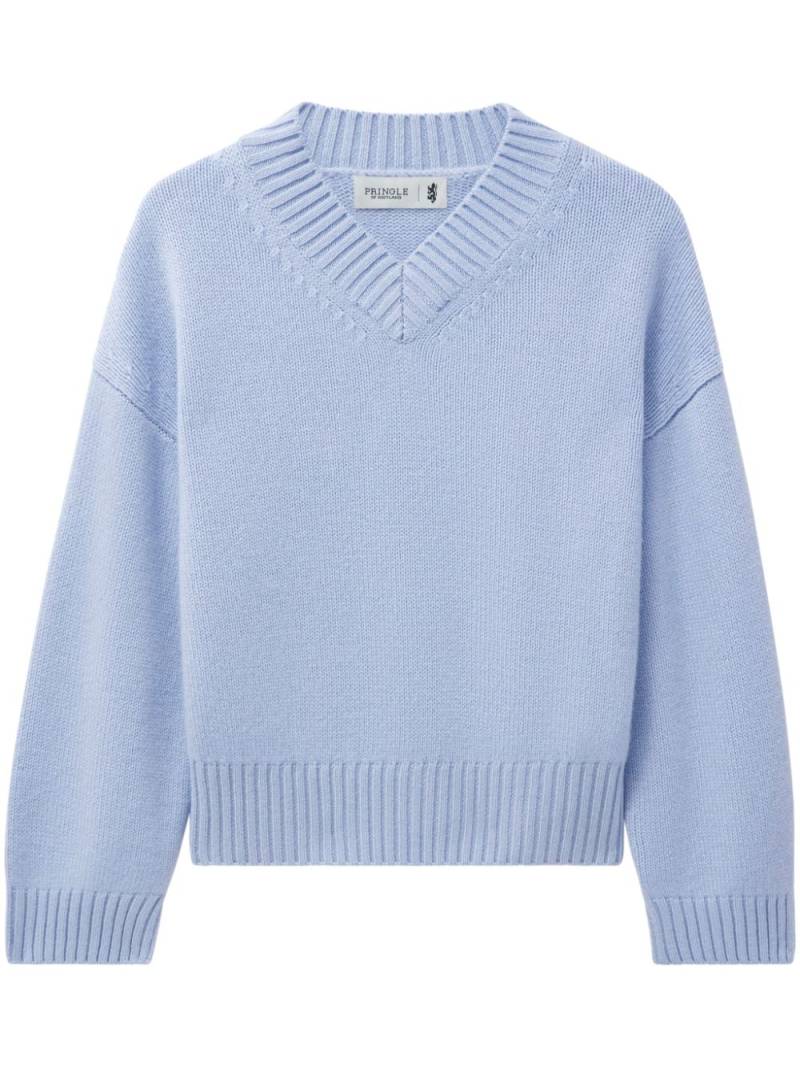 Pringle of Scotland V-neck cashmere sweater - Blue von Pringle of Scotland