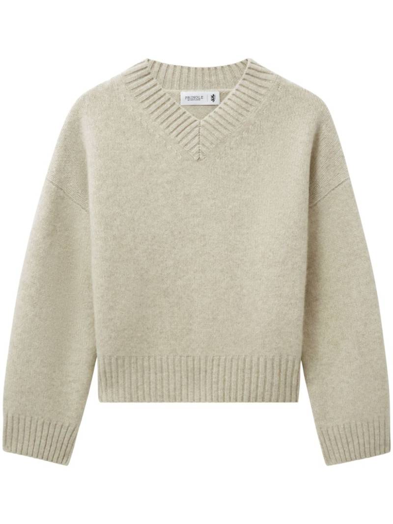 Pringle of Scotland V-neck cashmere sweater - Neutrals von Pringle of Scotland