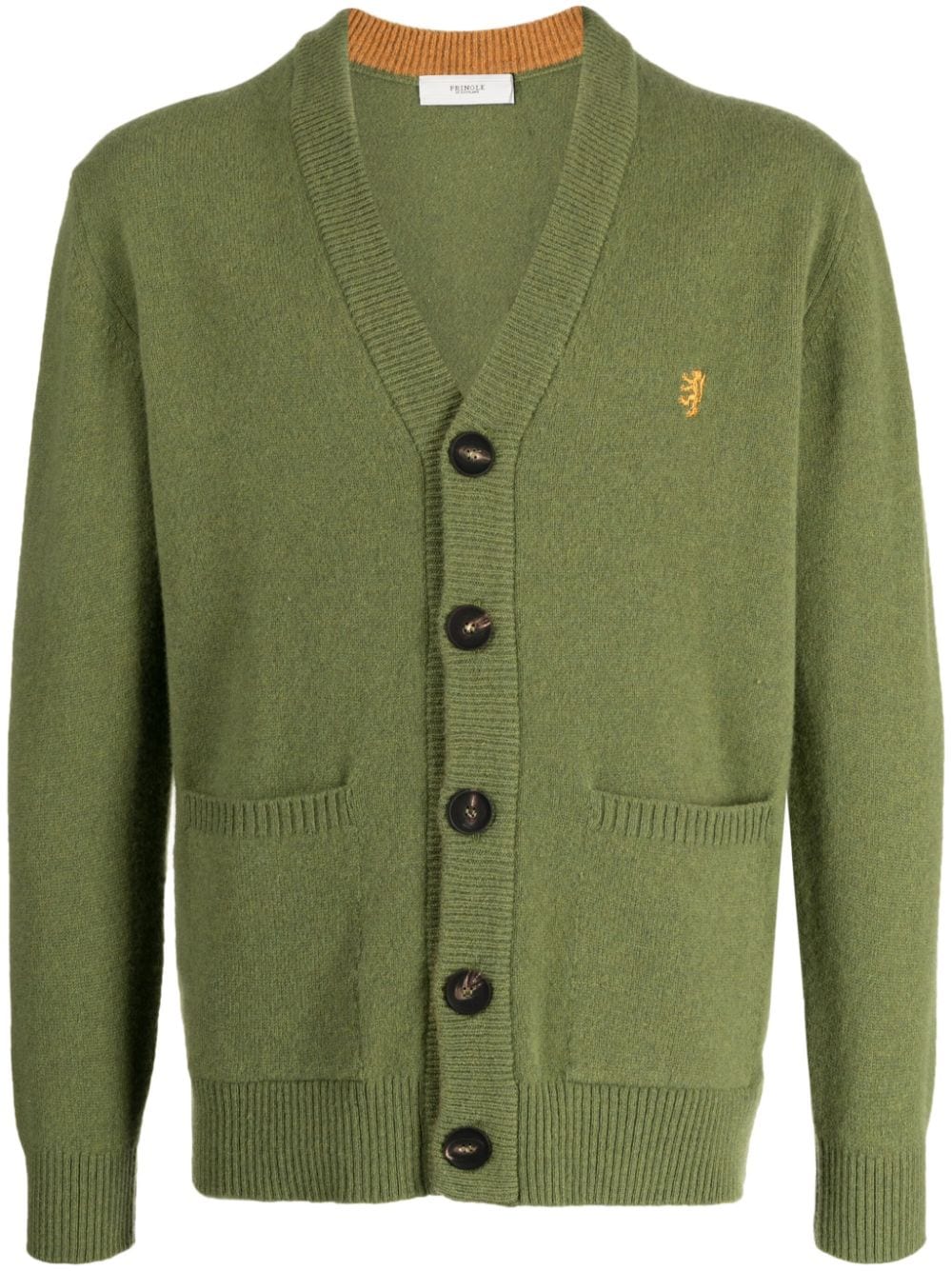 Pringle of Scotland V-neck lambswool cardigan - Green von Pringle of Scotland