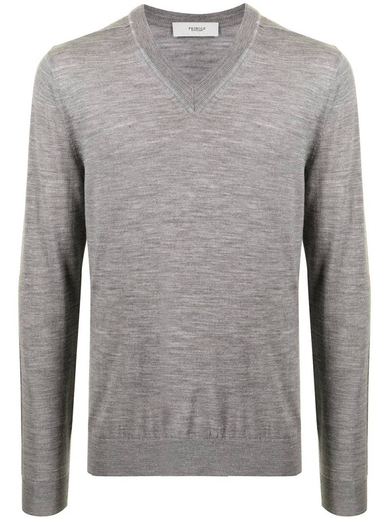 Pringle of Scotland V-neck merino wool jumper - Grey von Pringle of Scotland