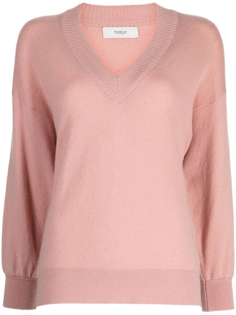 Pringle of Scotland V-neck cashmere jumper - Pink von Pringle of Scotland