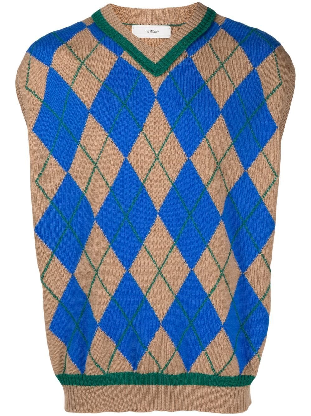 Pringle of Scotland argyle knit jumper - Brown von Pringle of Scotland