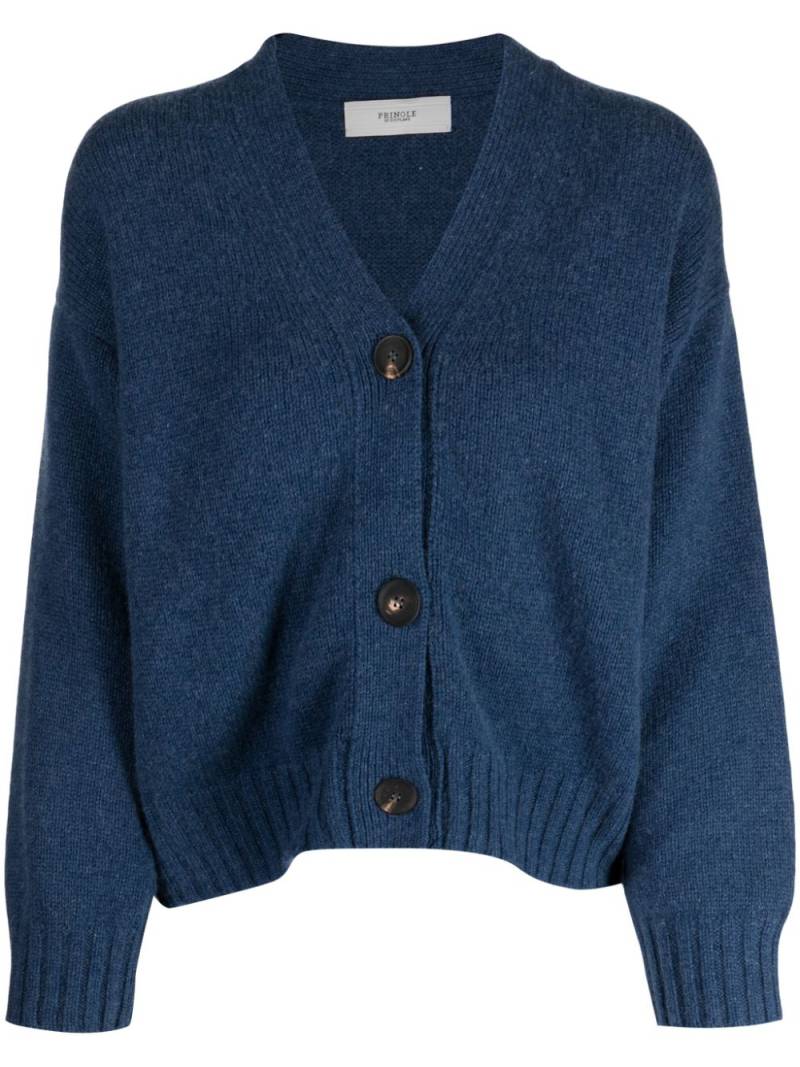 Pringle of Scotland cropped cashmere cardigan - Blue von Pringle of Scotland