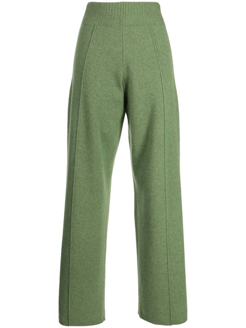 Pringle of Scotland elasticated-waist wool-cashmere blend trousers - Green von Pringle of Scotland