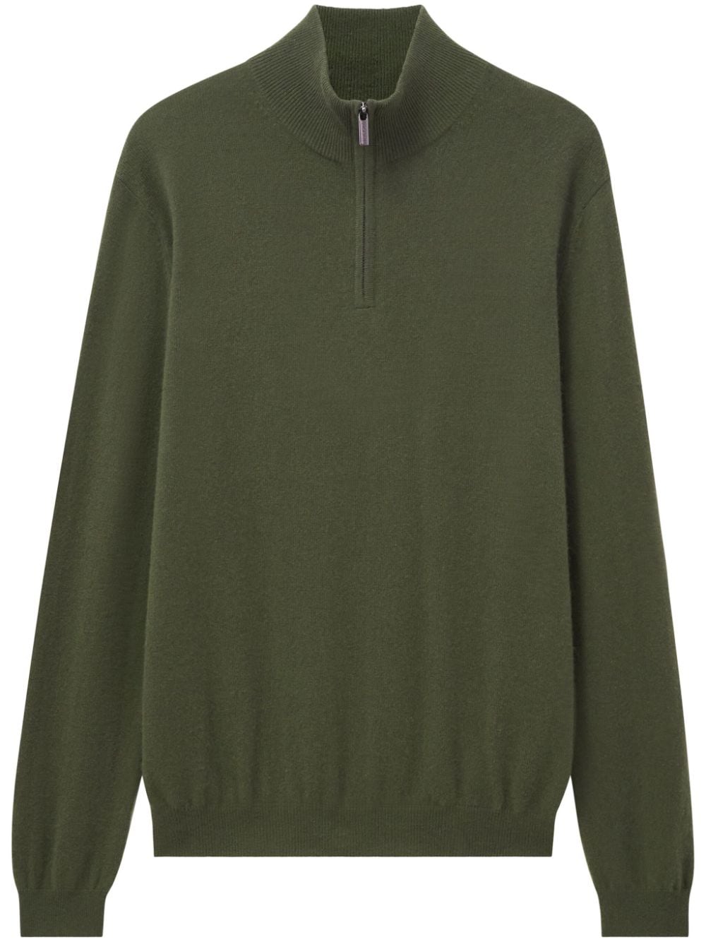 Pringle of Scotland half-zip cashmere jumper - Green von Pringle of Scotland