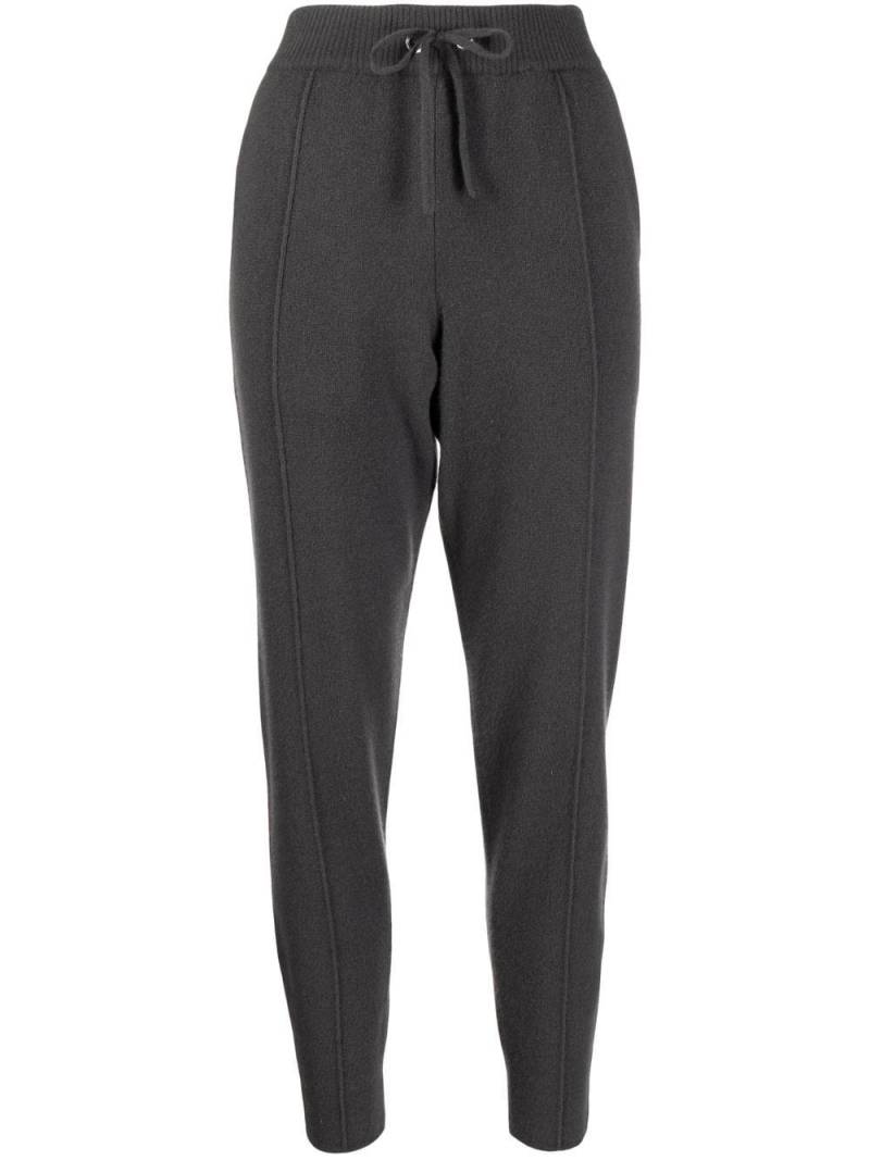 Pringle of Scotland ribbed drawstring track pants - Grey von Pringle of Scotland