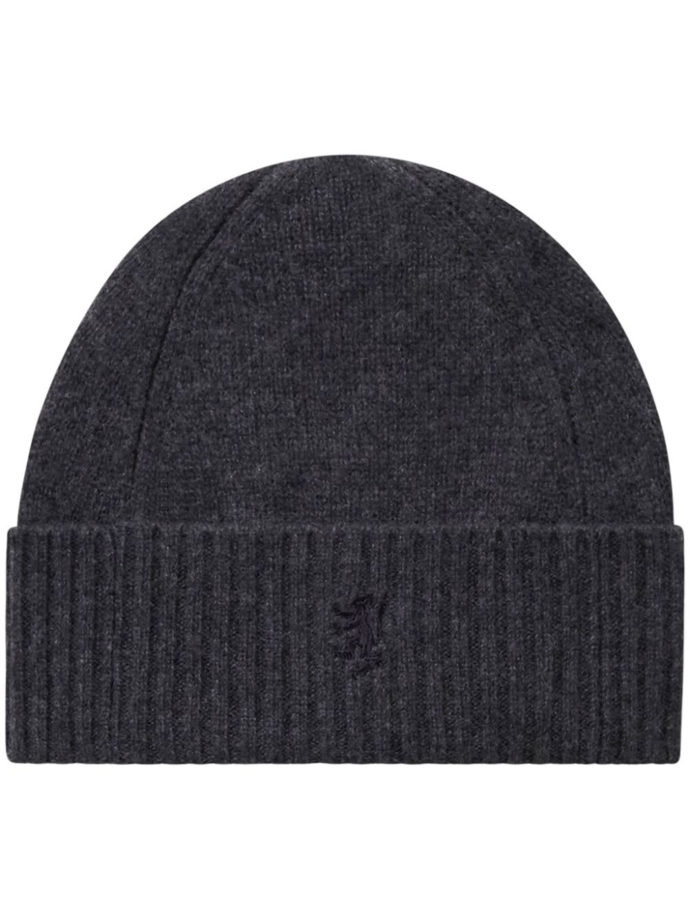 Pringle of Scotland ribbed-edge cashmere beanie - Grey von Pringle of Scotland