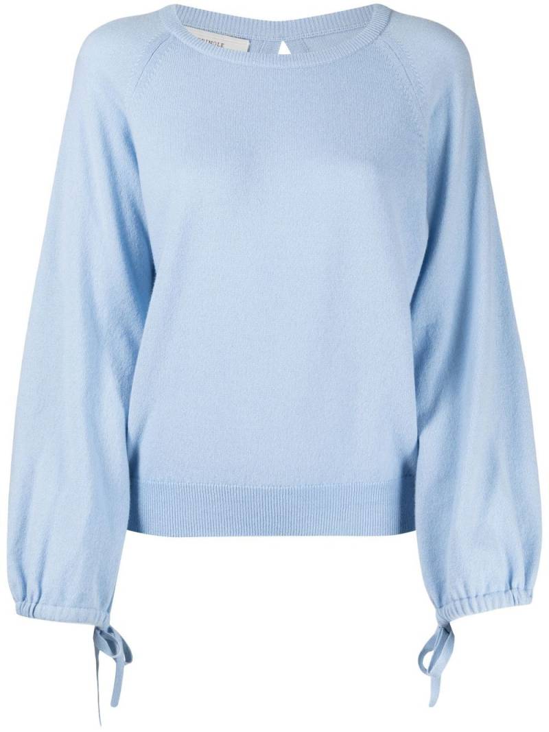 Pringle of Scotland round neck cashmere jumper - Blue von Pringle of Scotland