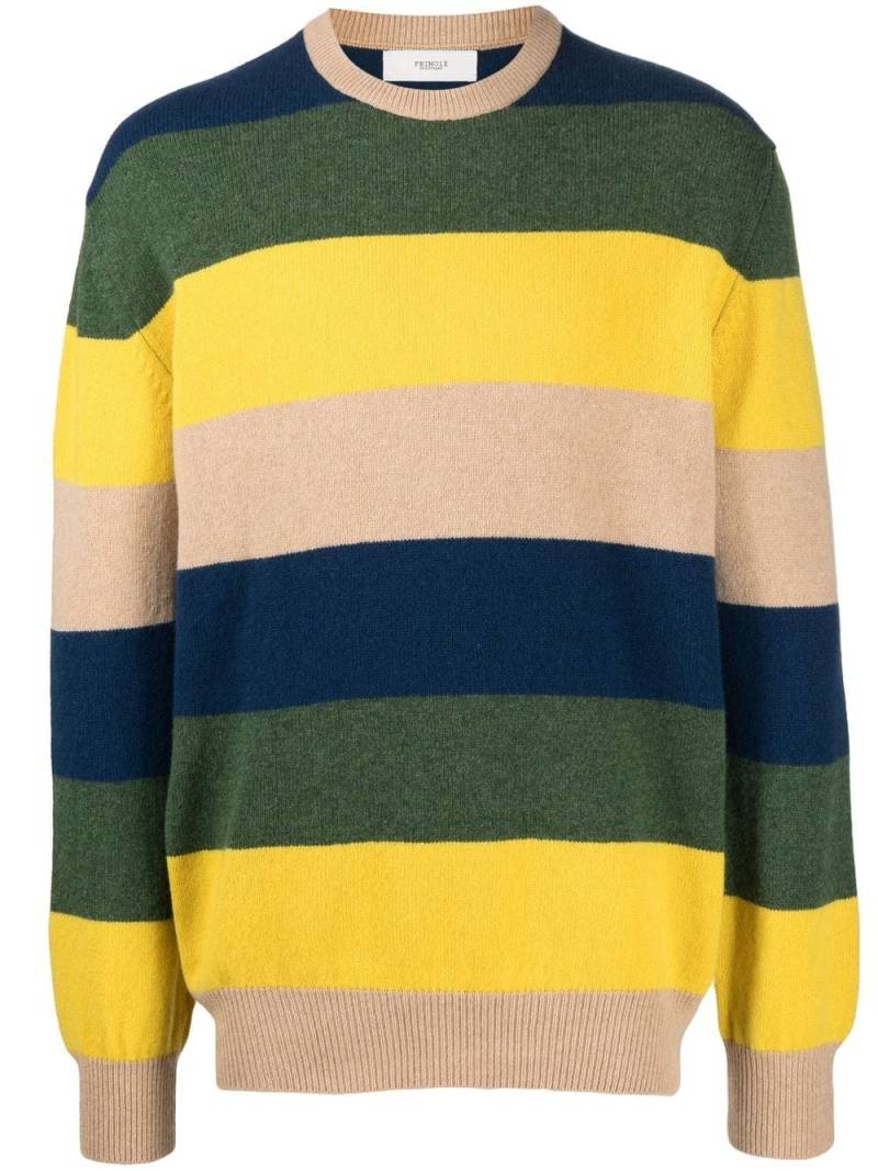 Pringle of Scotland striped round neck jumper - Multicolour von Pringle of Scotland