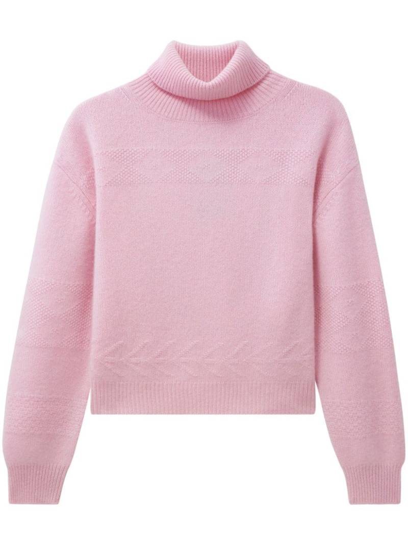 Pringle of Scotland turtleneck cashmere sweater - Pink von Pringle of Scotland