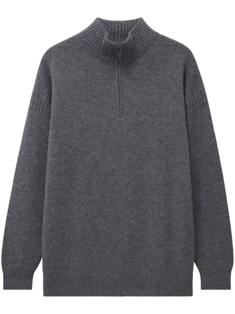 Pringle of Scotland zip cashmere jumper - Grey von Pringle of Scotland