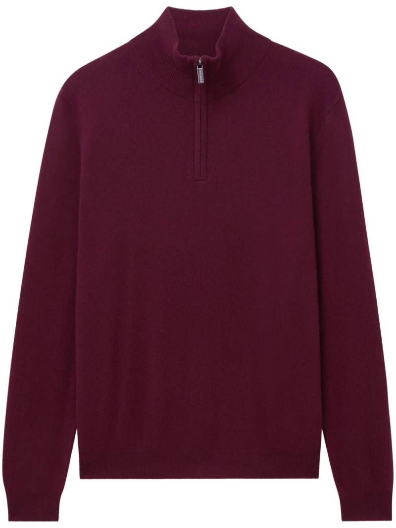 Pringle of Scotland zip-up cashmere jumper - Red von Pringle of Scotland