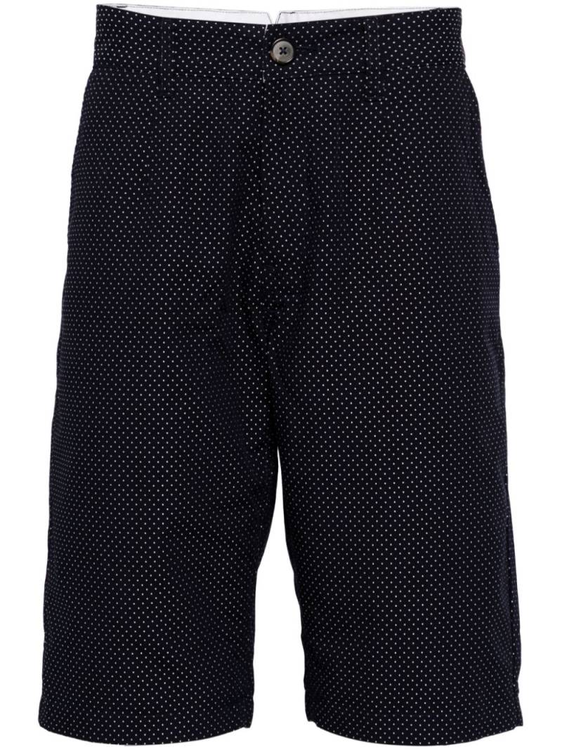 Private Stock The Crusade polka-dot cotton shorts - Blue von Private Stock