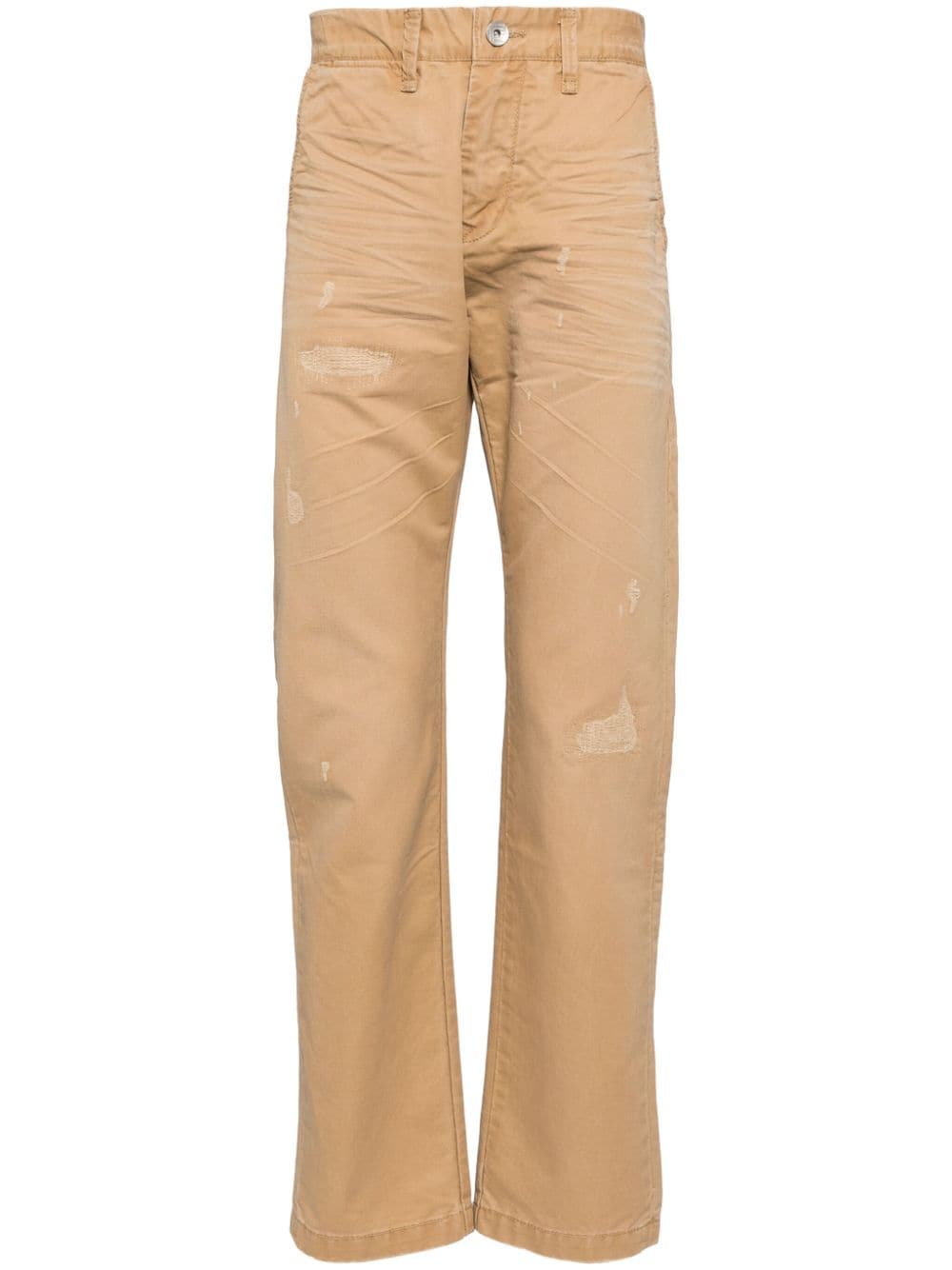 Private Stock The Edward cotton straight trousers - Brown von Private Stock