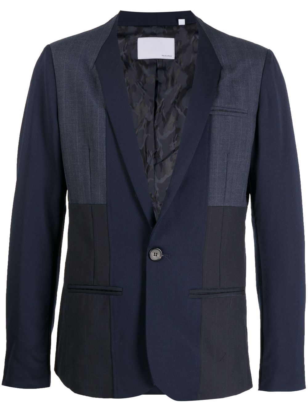 Private Stock The Martel single-breasted blazer - Blue von Private Stock