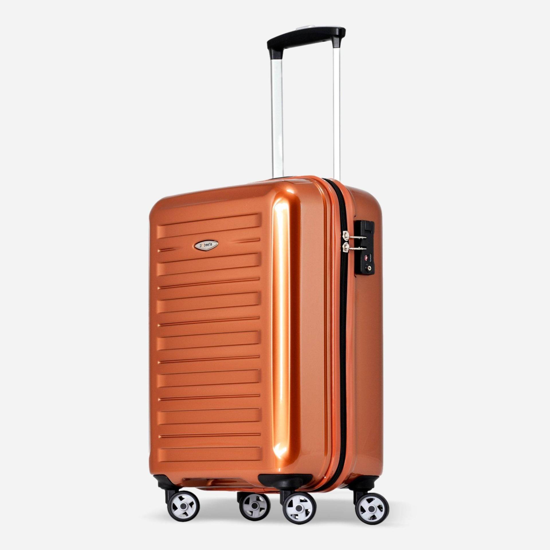 Voyager Ix Handgepäck Koffer 4 Rollen Unisex Orange 55 CM von Probeetle by Eminent