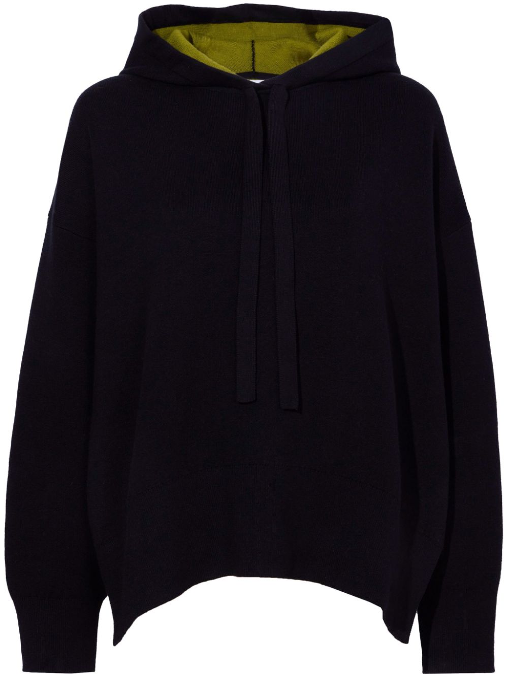 Proenza Schouler White Label Cleo fine-knit hooded jumper - Black von Proenza Schouler White Label