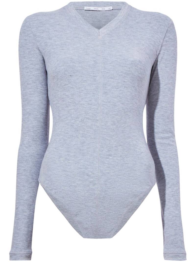 Proenza Schouler White Label Delaney bodysuit - Blue von Proenza Schouler White Label