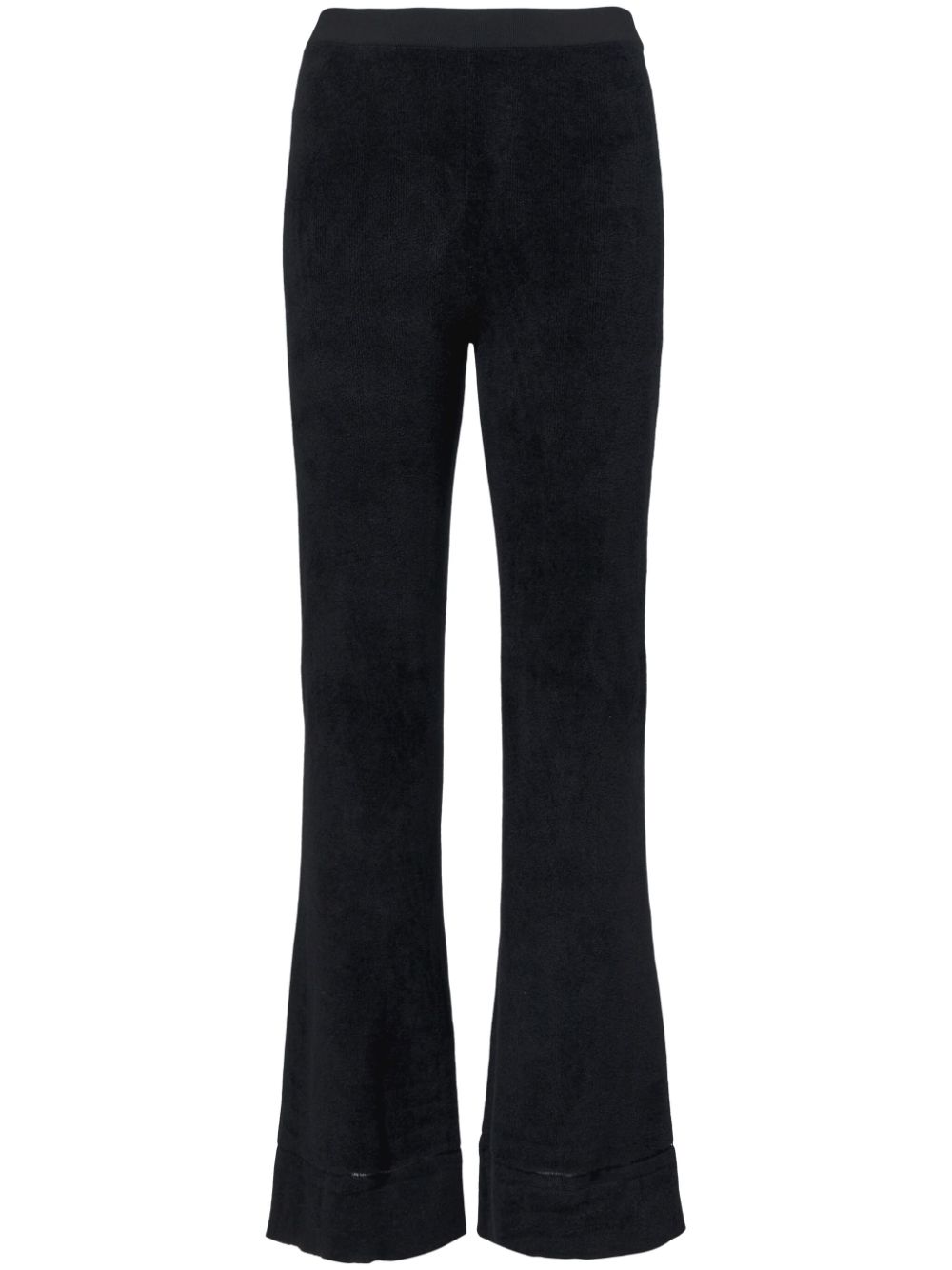 Proenza Schouler White Label Evie flared trousers - Black von Proenza Schouler White Label