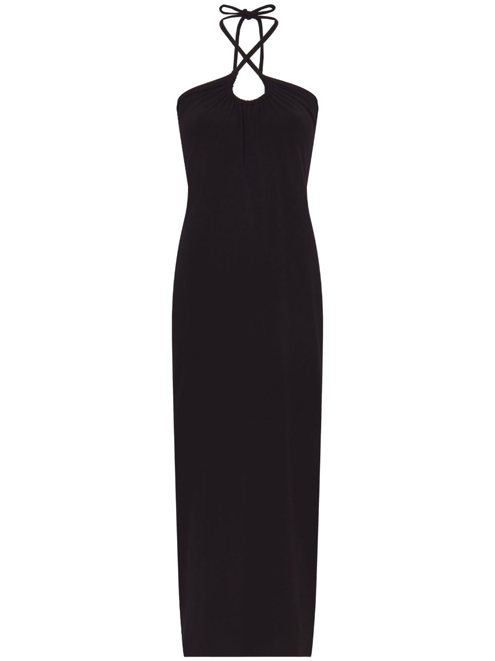 Proenza Schouler White Label halter knit maxi-dress - Black von Proenza Schouler White Label