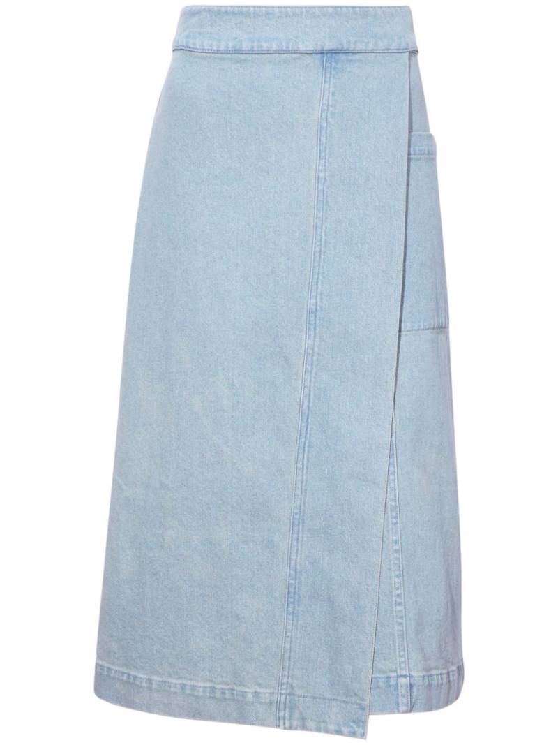 Proenza Schouler White Label Iris denim midi skirt - Blue von Proenza Schouler White Label