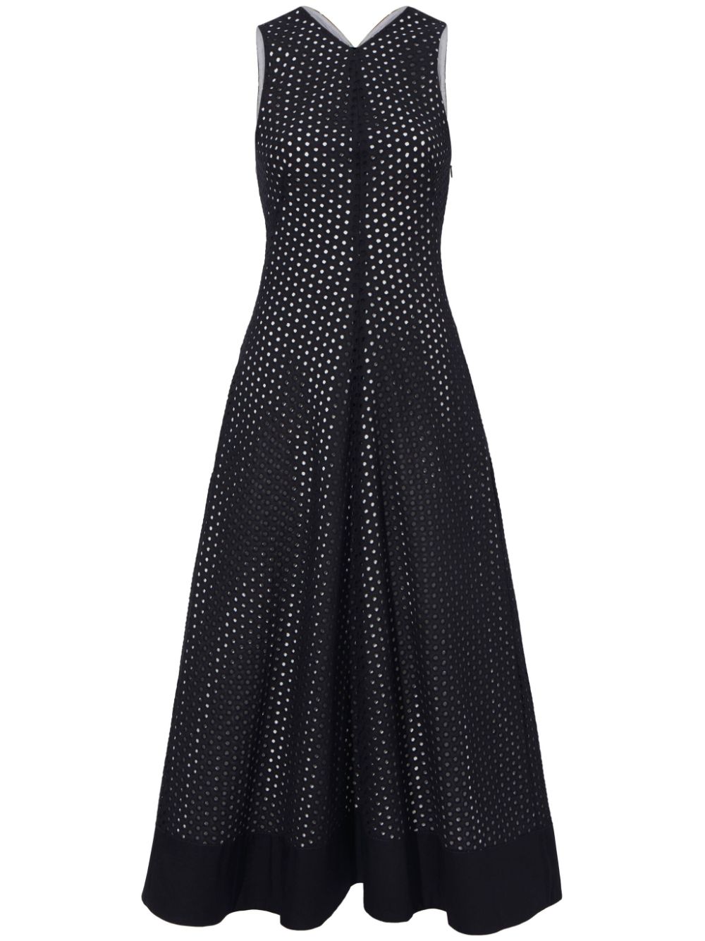 Proenza Schouler White Label Juno broderie anglaise midi dress - Black von Proenza Schouler White Label