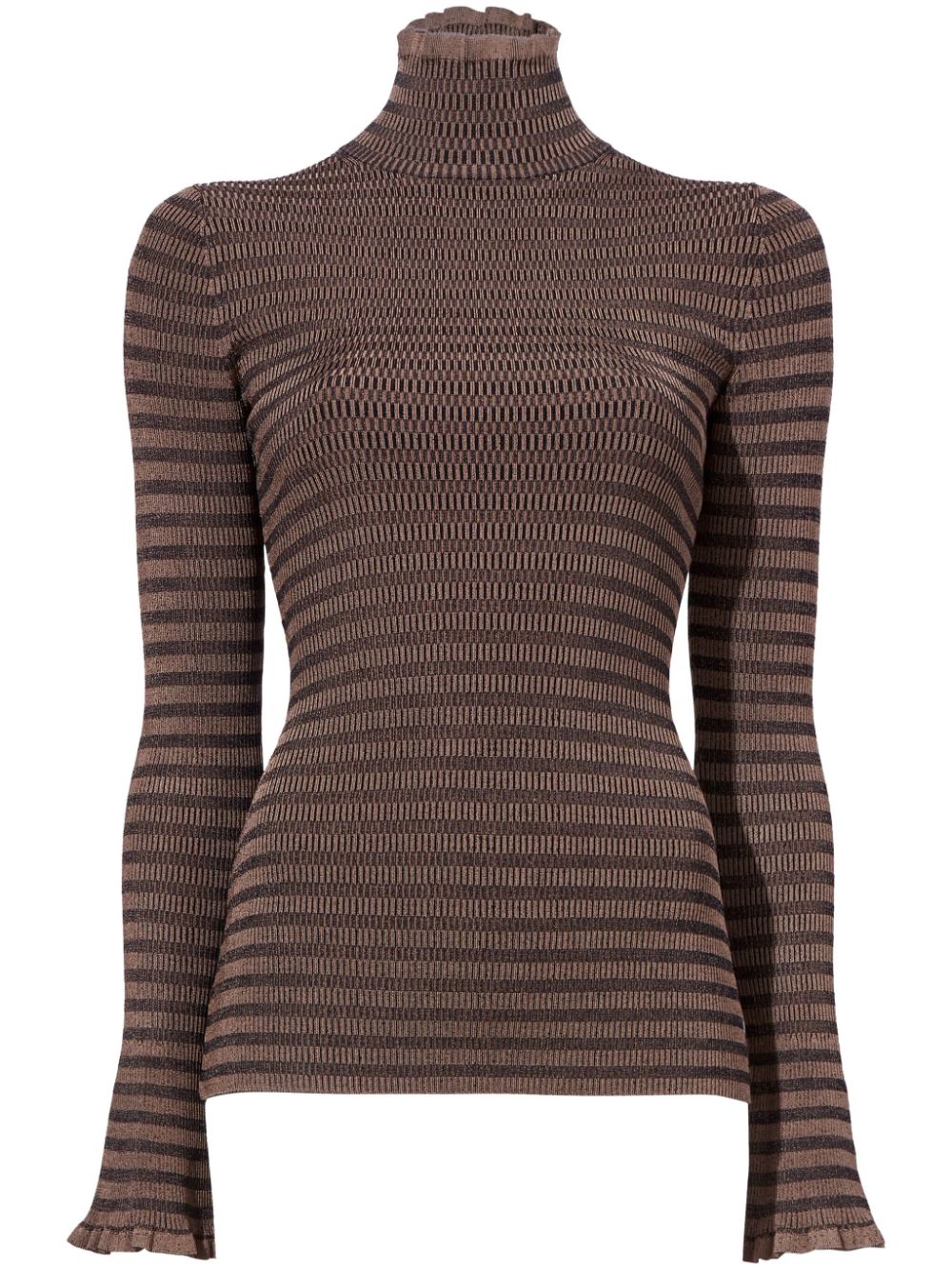 Proenza Schouler White Label Phyllis knitted top - Brown von Proenza Schouler White Label