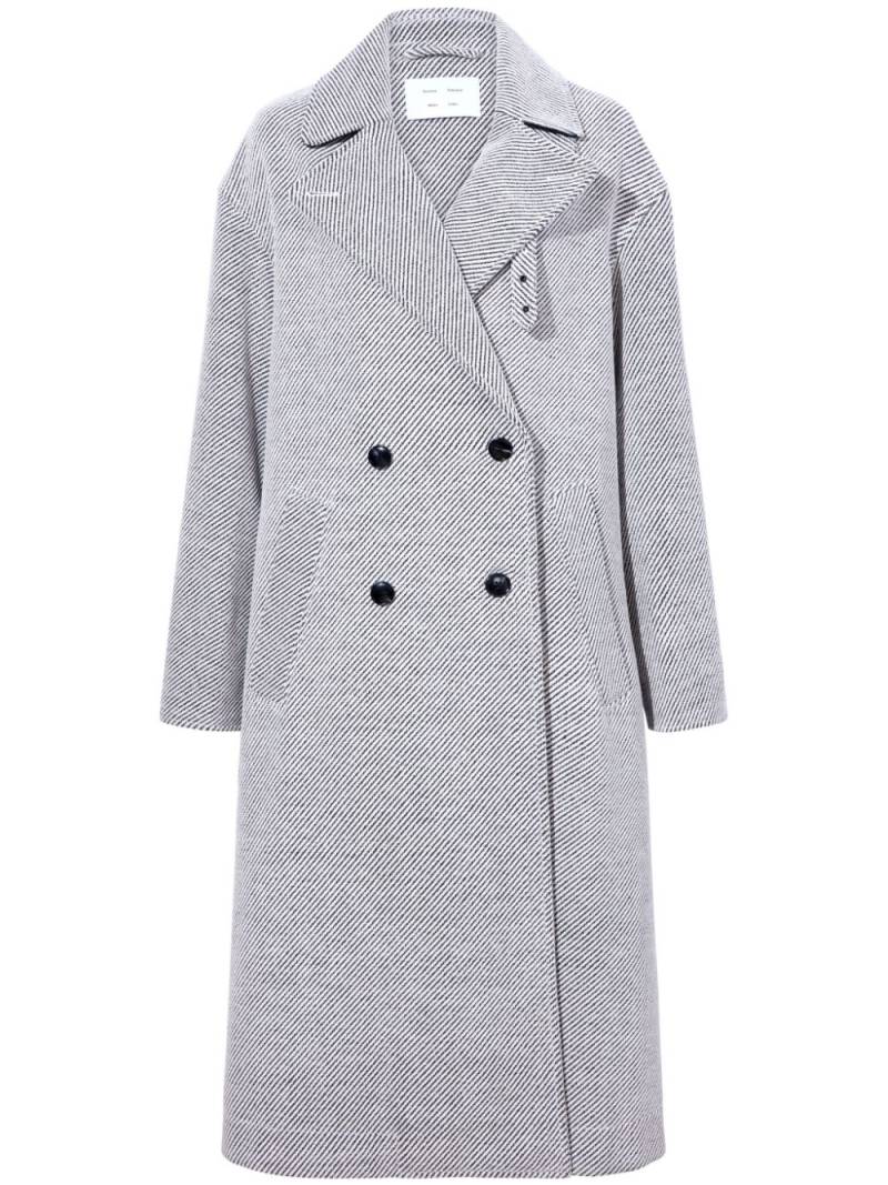 Proenza Schouler White Label Ronan coat - Grey von Proenza Schouler White Label