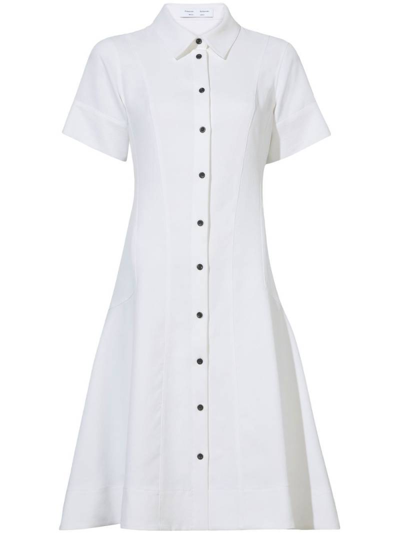 Proenza Schouler White Label short-sleeve shirt dress von Proenza Schouler White Label