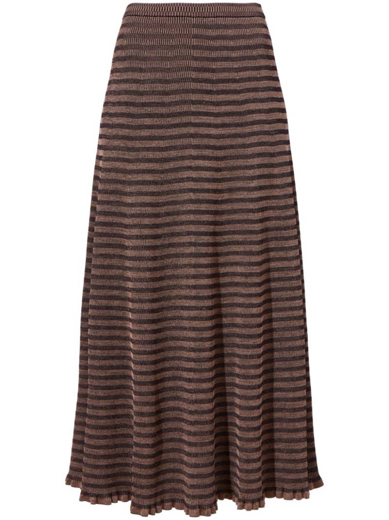 Proenza Schouler White Label Stina knitted skirt - Brown von Proenza Schouler White Label