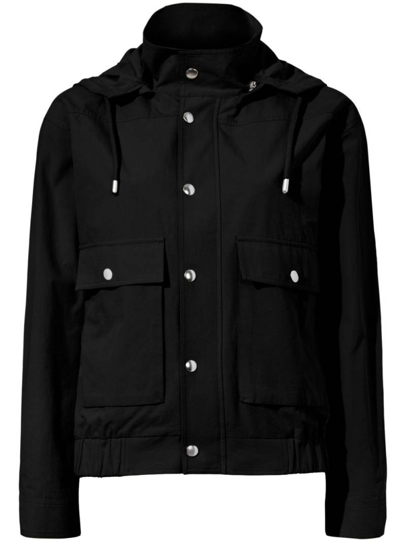 Proenza Schouler White Label Windsor stand-collar hooded jacket - Black von Proenza Schouler White Label