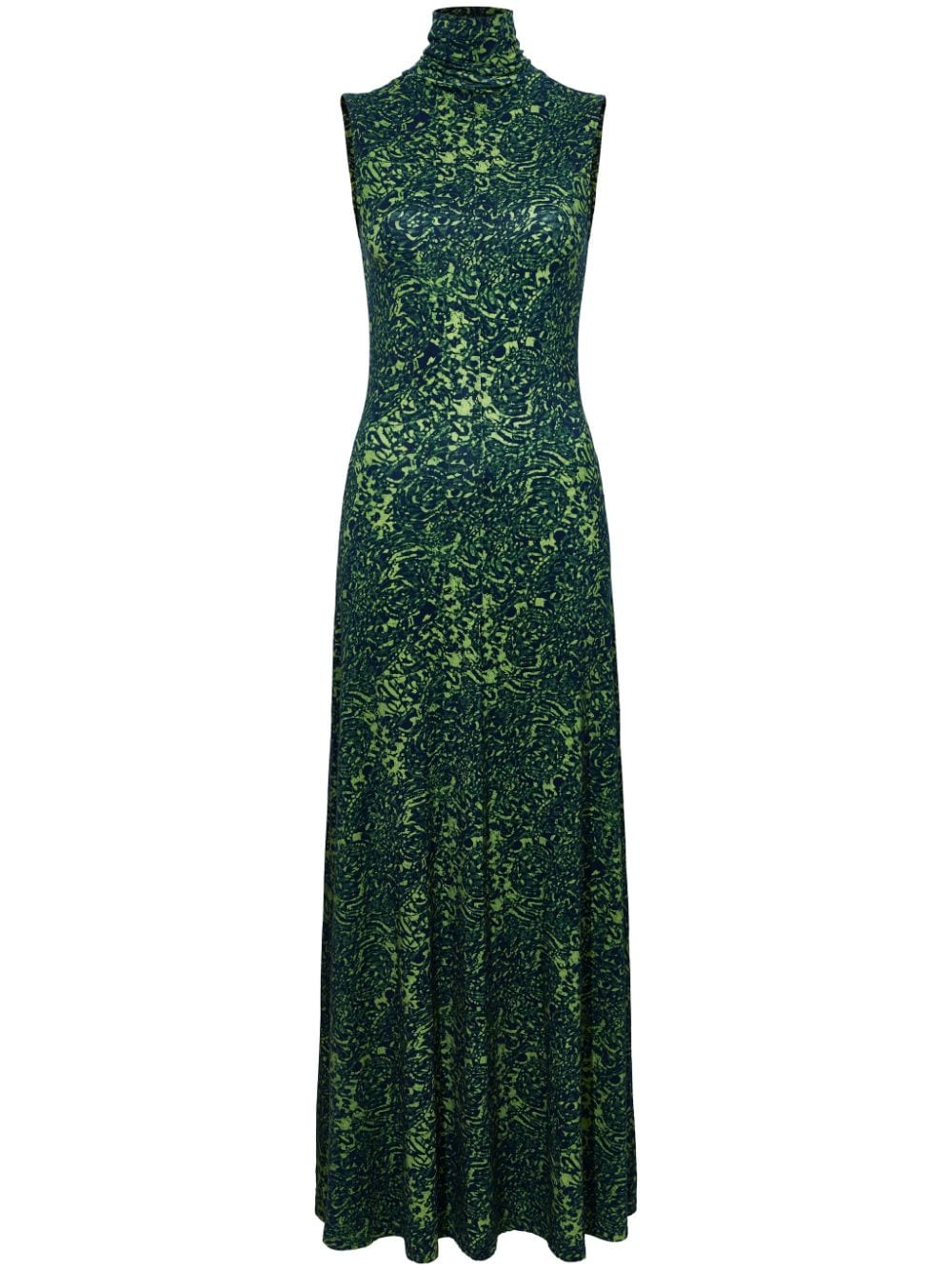 Proenza Schouler White Label abstract-print high-neck dress - Green von Proenza Schouler White Label