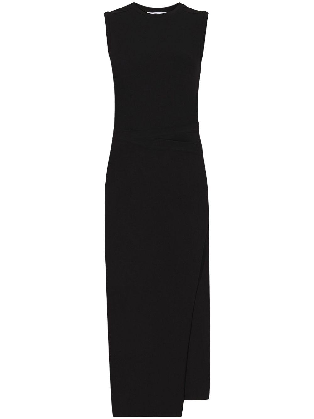 Proenza Schouler White Label asymmetric jersey midi dress - Black von Proenza Schouler White Label