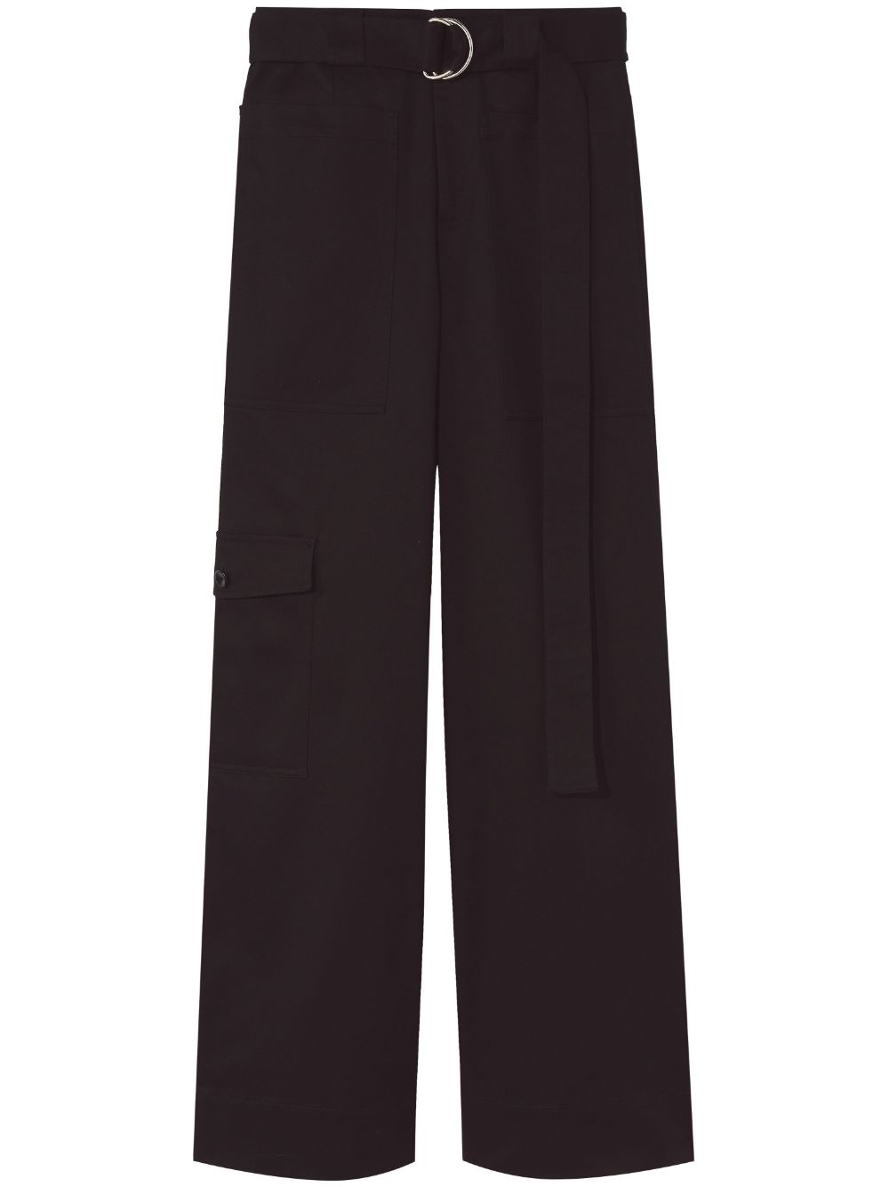 Proenza Schouler White Label belted-waist cargo trousers - Black von Proenza Schouler White Label