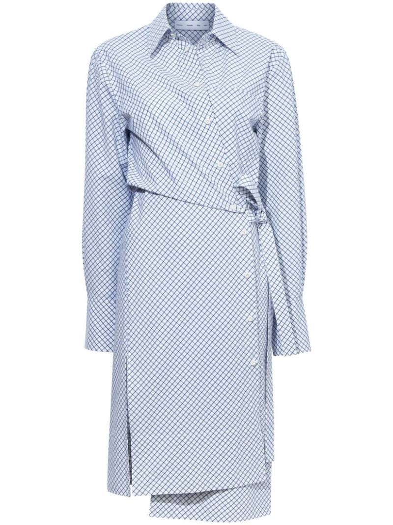 Proenza Schouler White Label Lane yarn-dyed wrap dress von Proenza Schouler White Label