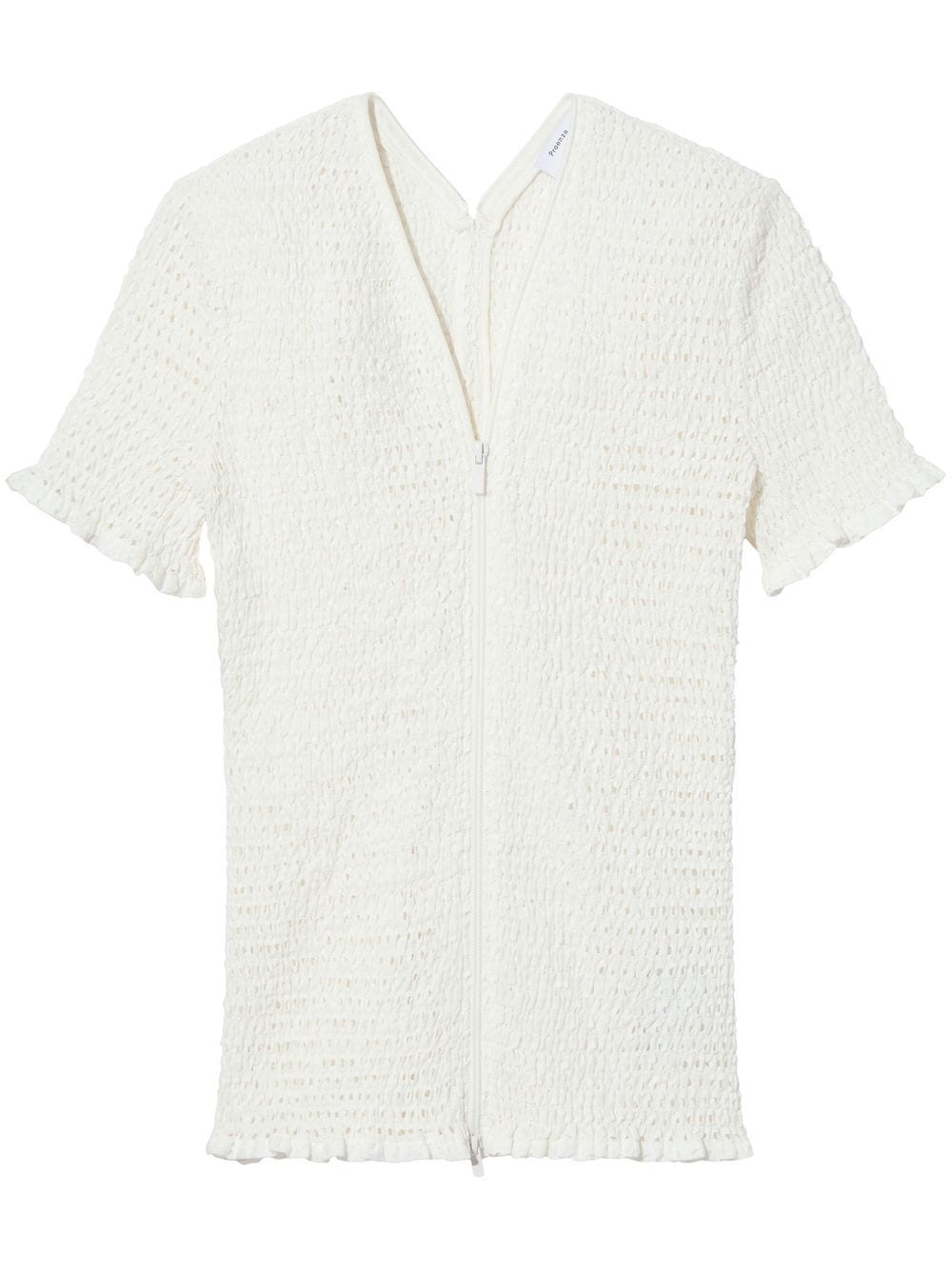 Proenza Schouler White Label crochet zip-front blouse von Proenza Schouler White Label