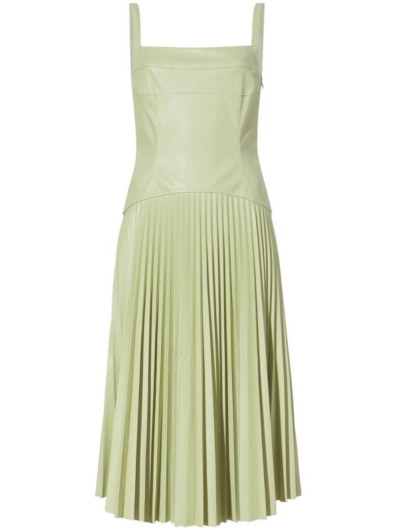 Proenza Schouler White Label faux-leather drop-waist dress - Green von Proenza Schouler White Label