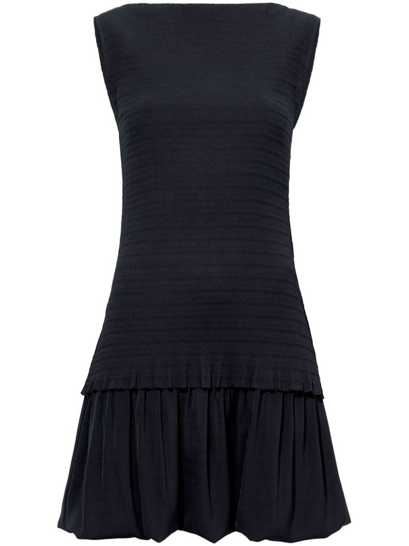 Proenza Schouler White Label layered seersucker mini dress - Black von Proenza Schouler White Label