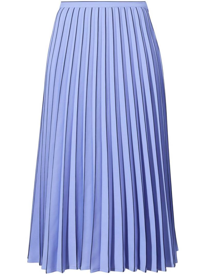 Proenza Schouler White Label pleated crepe midi skirt - Blue von Proenza Schouler White Label