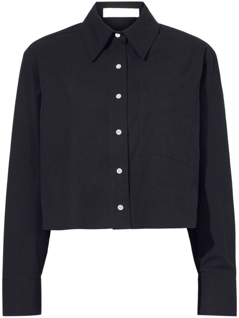 Proenza Schouler White Label poplin cotton shirt - Black von Proenza Schouler White Label