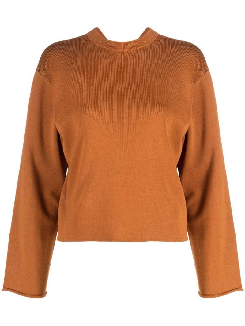 Proenza Schouler White Label rear knot-detail jumper - Brown von Proenza Schouler White Label