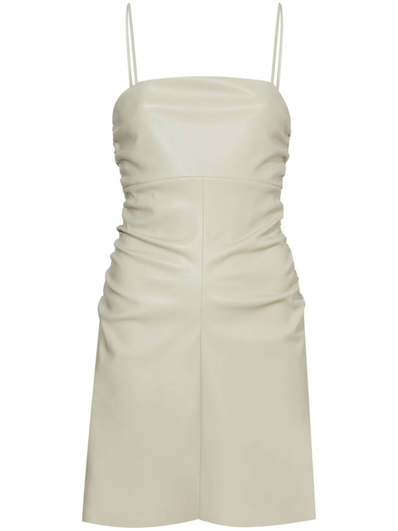 Proenza Schouler White Label ruched-detail spaghetti-strap minidress - Neutrals von Proenza Schouler White Label