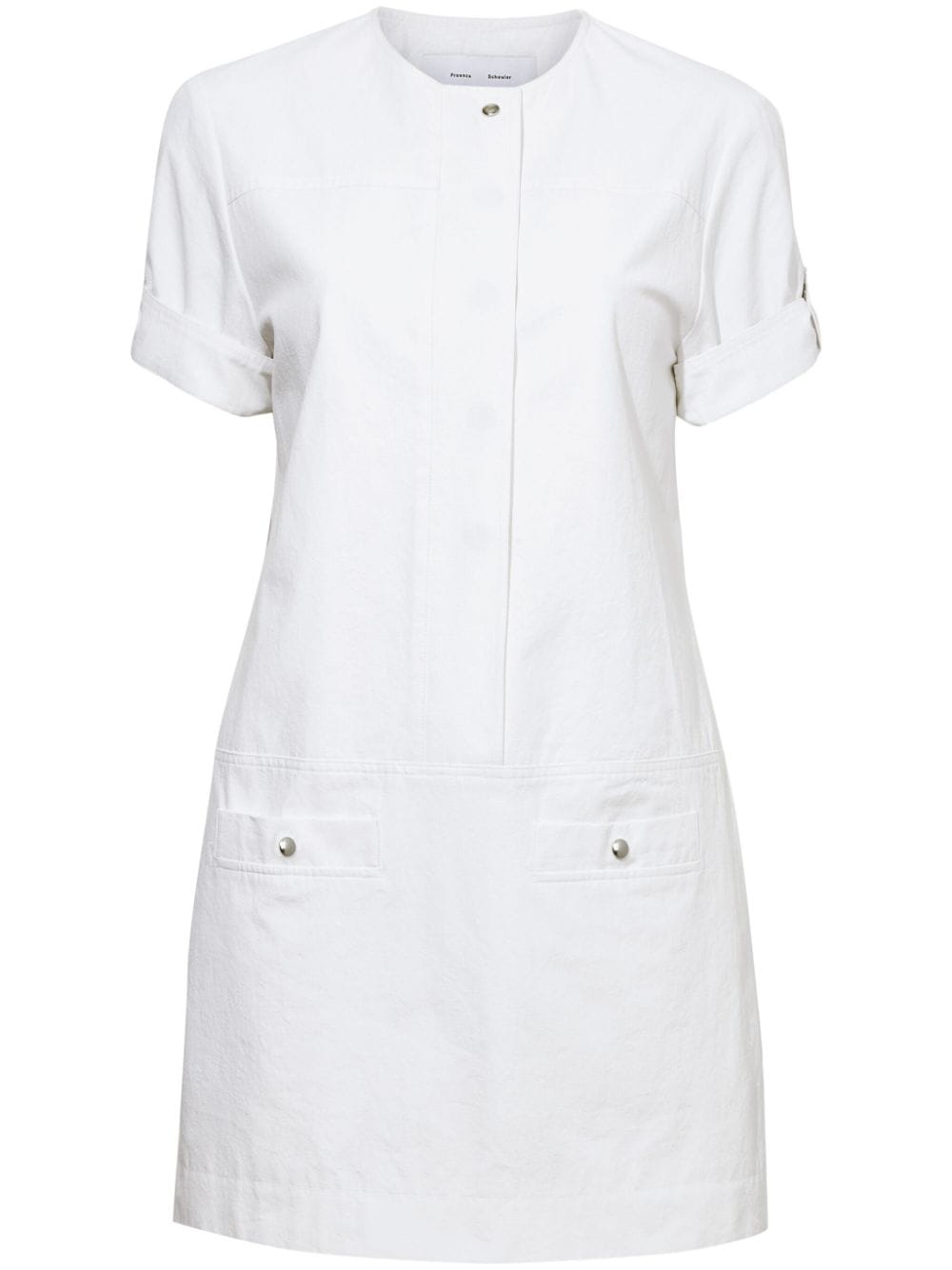 Proenza Schouler White Label short-sleeve cotton mini dress von Proenza Schouler White Label