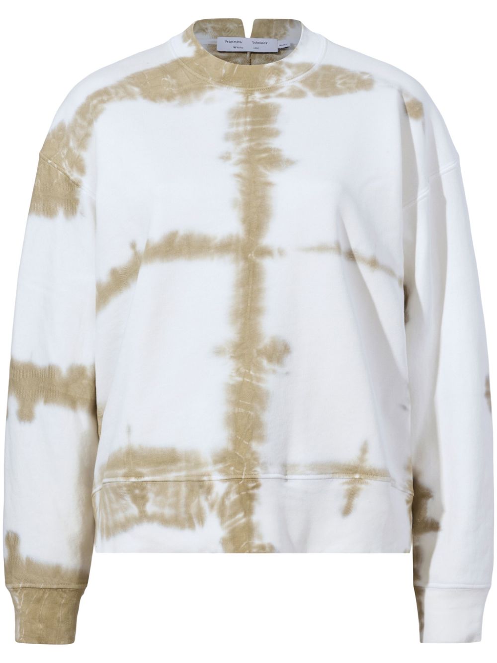 Proenza Schouler White Label tie-dye print cotton sweatshirt von Proenza Schouler White Label