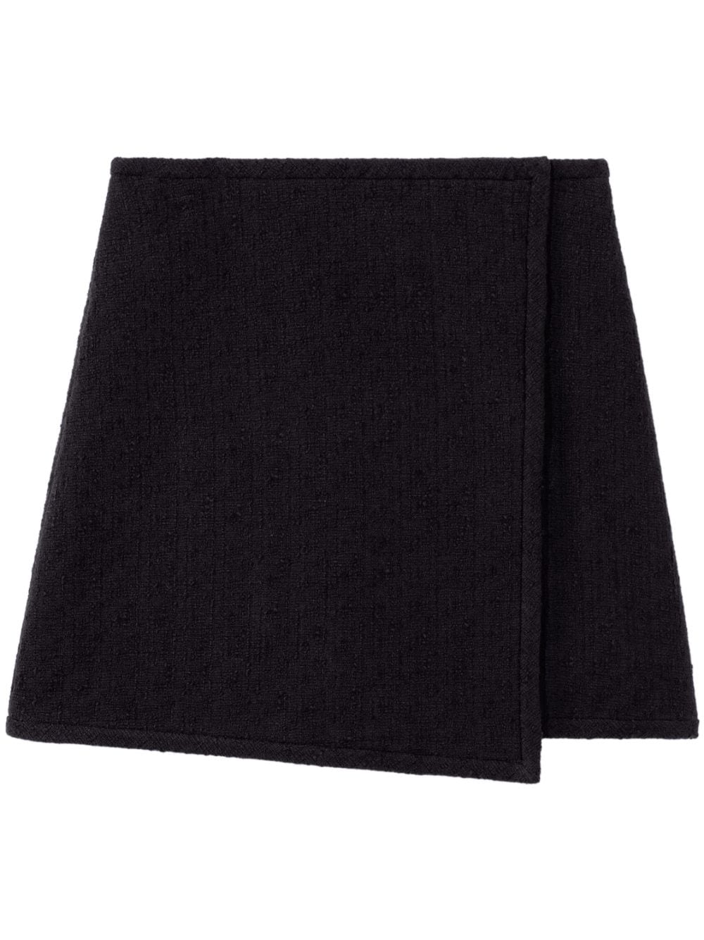 Proenza Schouler White Label tweed wrap miniskirt - Black von Proenza Schouler White Label