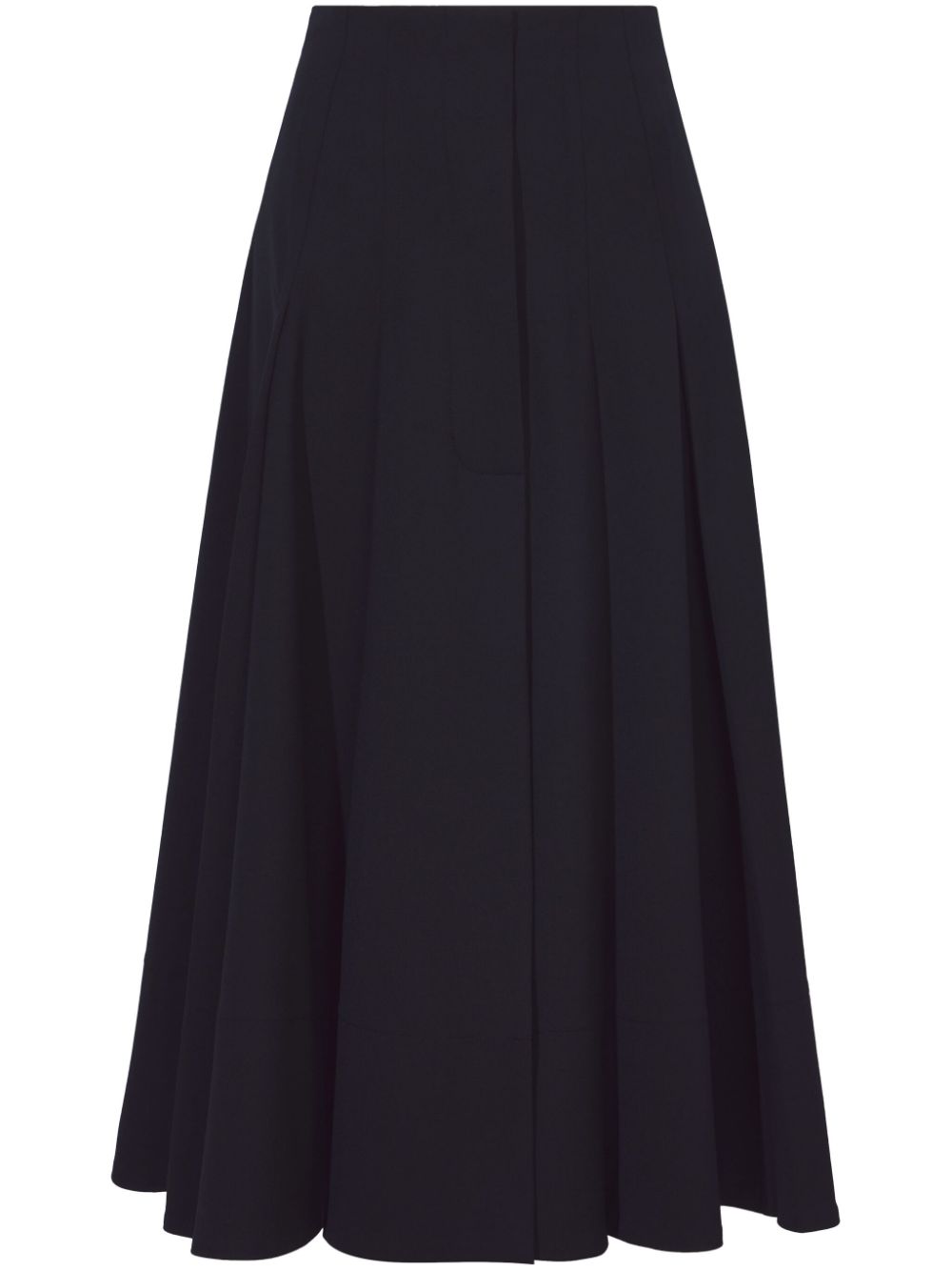 Proenza Schouler A-line high-waist midi skirt - Black von Proenza Schouler