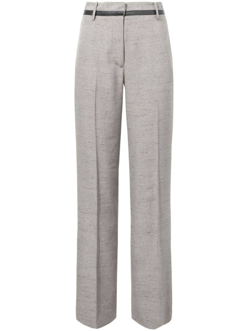 Proenza Schouler Aiden Linen Trousers - Grey von Proenza Schouler