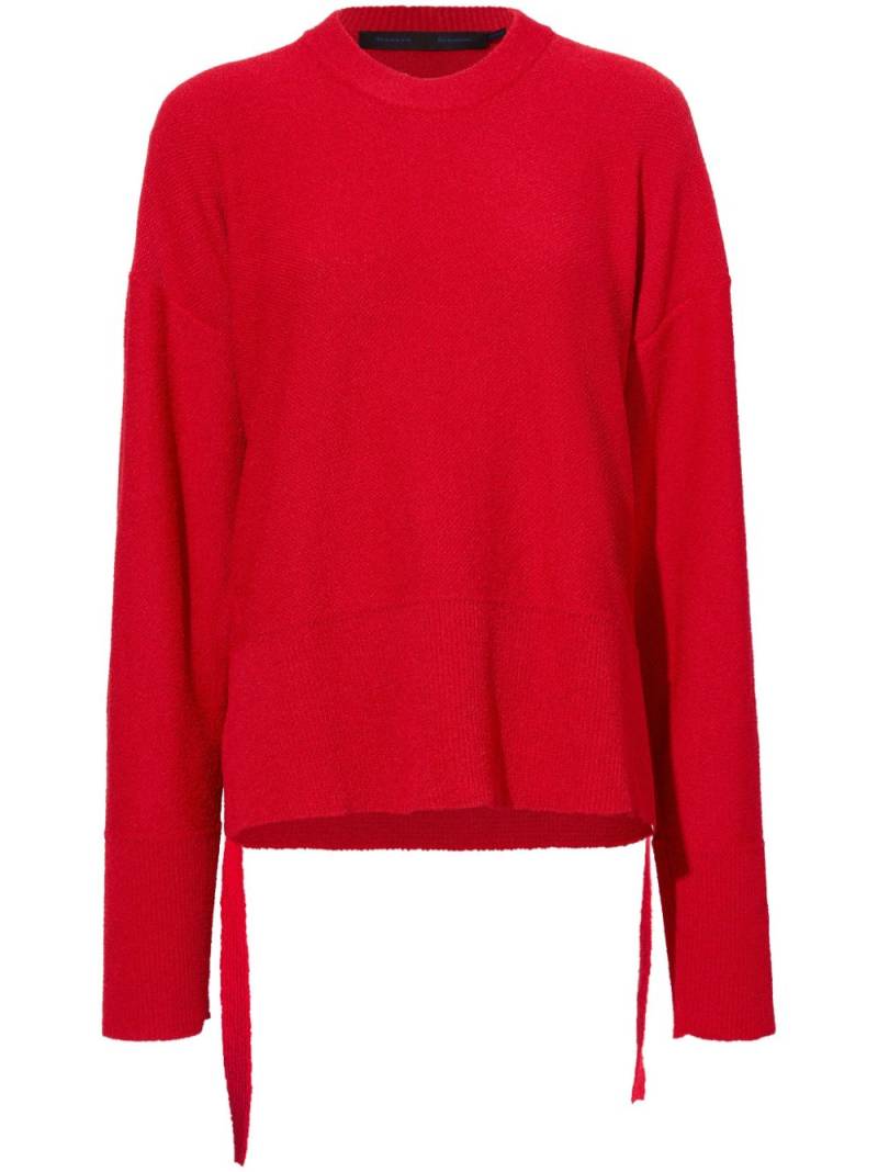 Proenza Schouler Amy open-back jumper - Red von Proenza Schouler