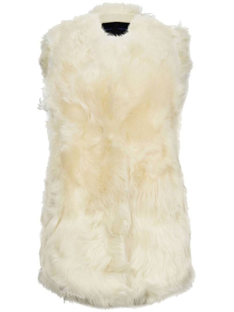 Proenza Schouler Aubrey shearling vest - Neutrals von Proenza Schouler